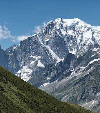Mont Blanc in the Italian Alps