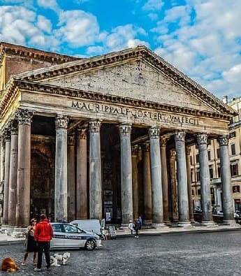 The ancient Rome Pantheon